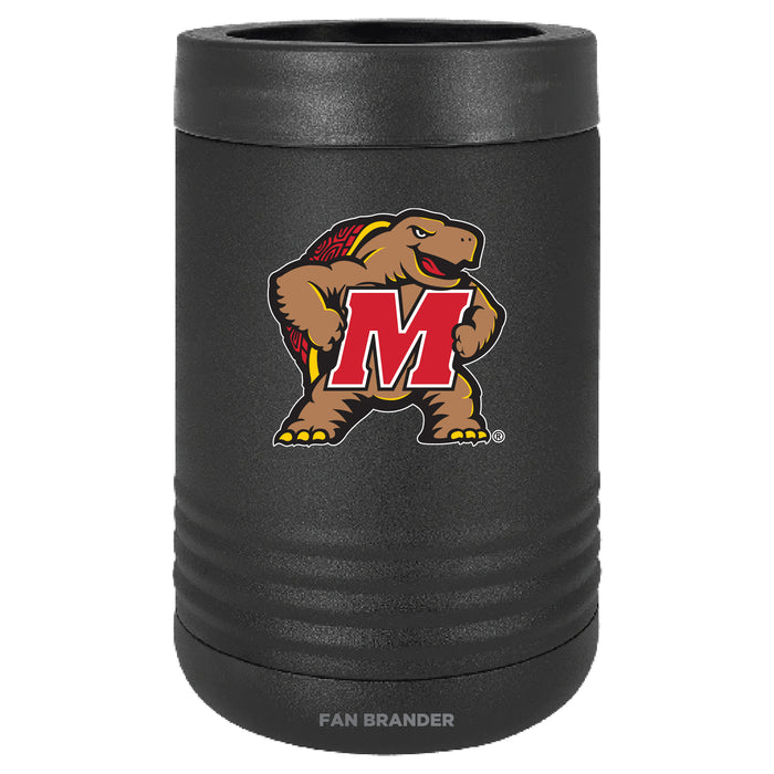 Fan Brander 12oz/16oz Can Cooler with Maryland Terrapins Secondary Logo