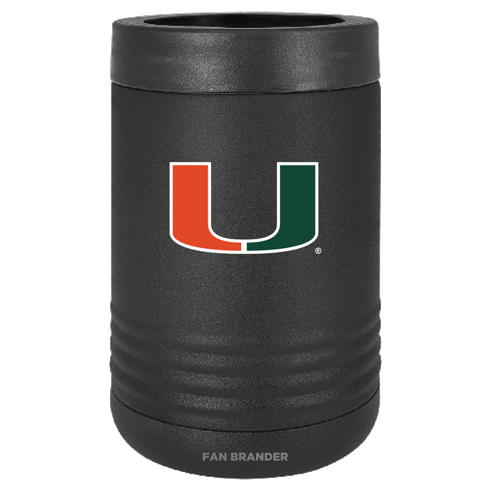 Fan Brander 12oz/16oz Can Cooler with Miami Hurricanes Primary Logo