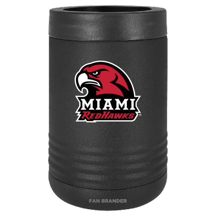 Fan Brander 12oz/16oz Can Cooler with Miami University RedHawks Secondary Logo
