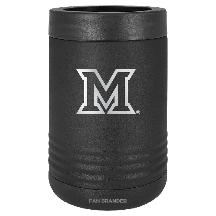 Fan Brander 12oz/16oz Can Cooler with Miami University RedHawks Etched Primary Logo