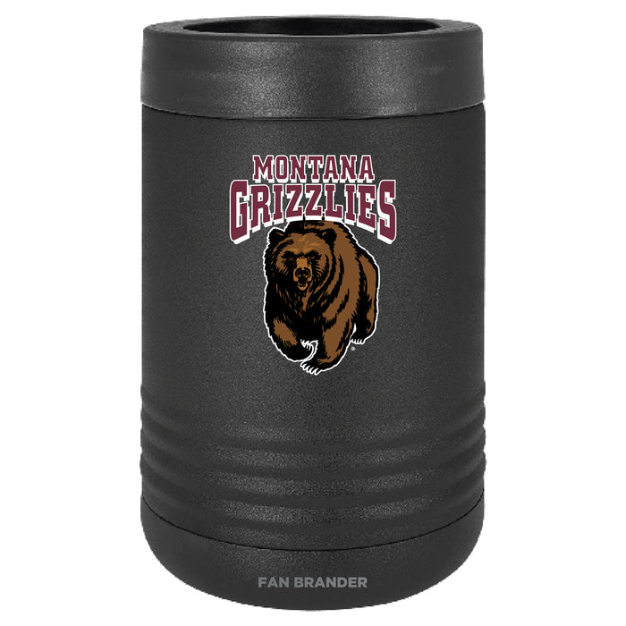 Fan Brander 12oz/16oz Can Cooler with Montana Grizzlies Primary Logo