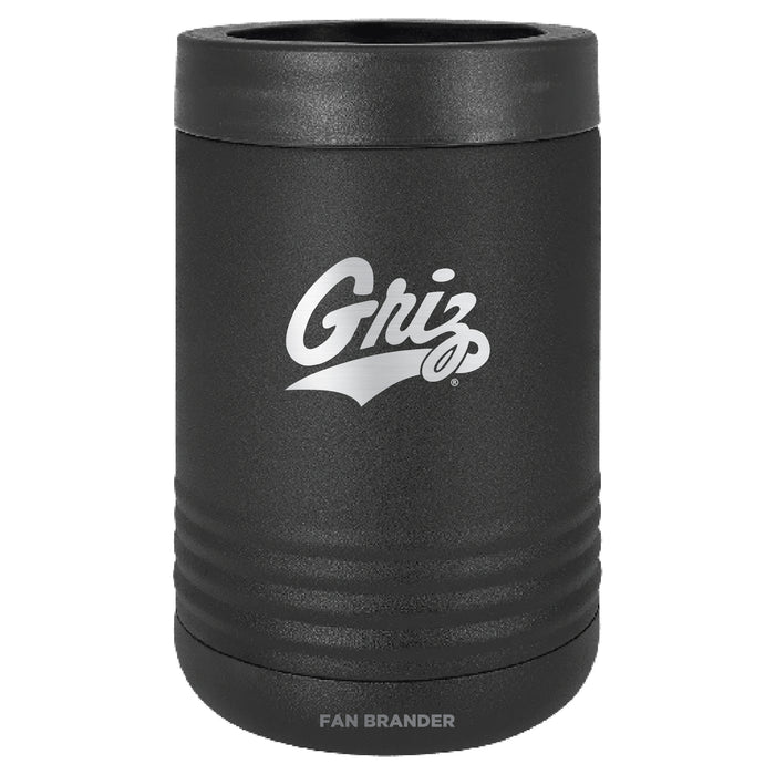 Fan Brander 12oz/16oz Can Cooler with Montana Grizzlies Etched Primary Logo