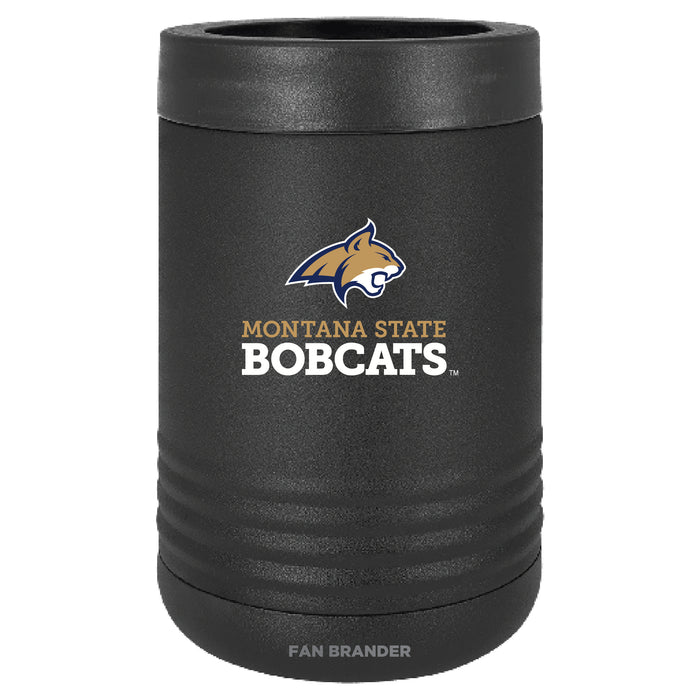 Fan Brander 12oz/16oz Can Cooler with Montana State Bobcats Secondary Logo