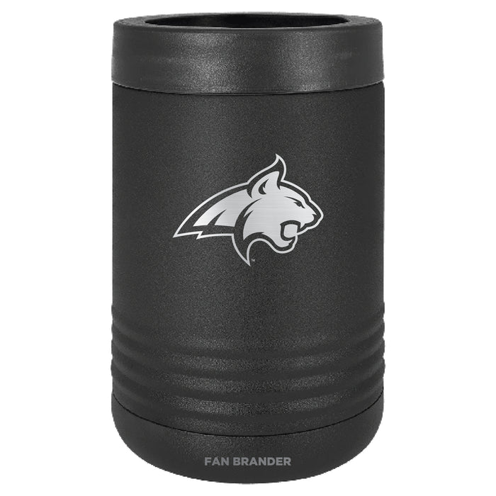 Fan Brander 12oz/16oz Can Cooler with Montana State Bobcats Etched Primary Logo