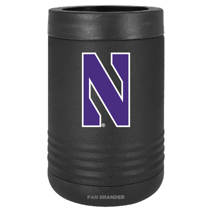 Fan Brander 12oz/16oz Can Cooler with Northwestern Wildcats Primary Logo