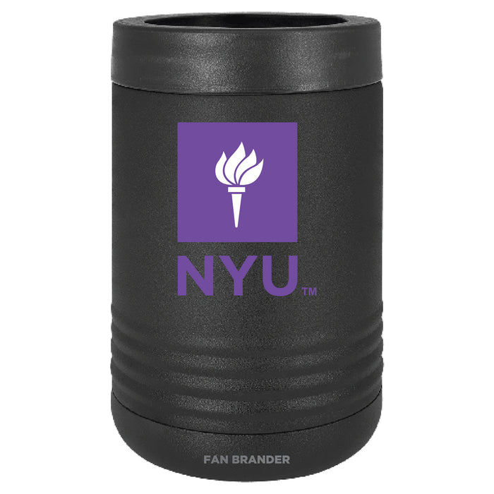 Fan Brander 12oz/16oz Can Cooler with NYU Primary Logo