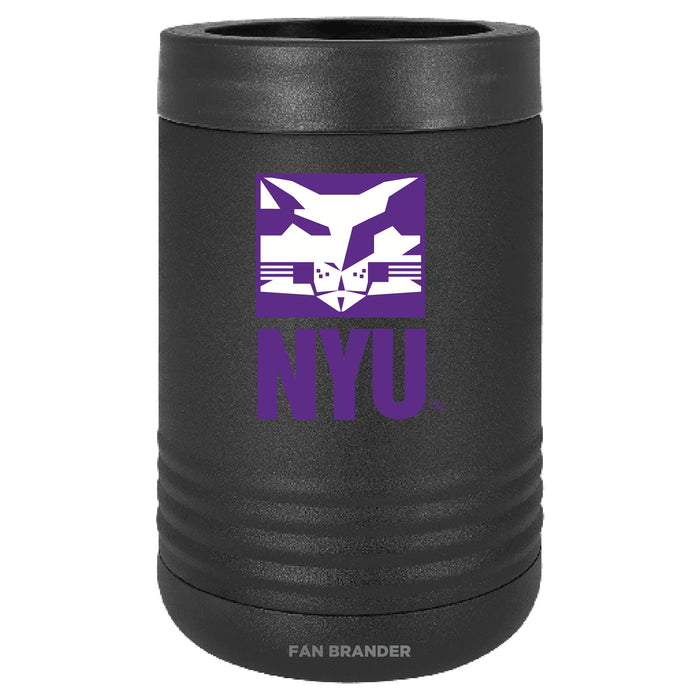 Fan Brander 12oz/16oz Can Cooler with NYU Secondary Logo