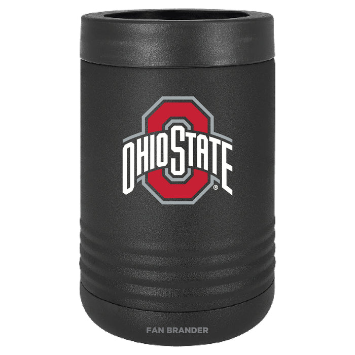 Fan Brander 12oz/16oz Can Cooler with Ohio State Buckeyes Primary Logo