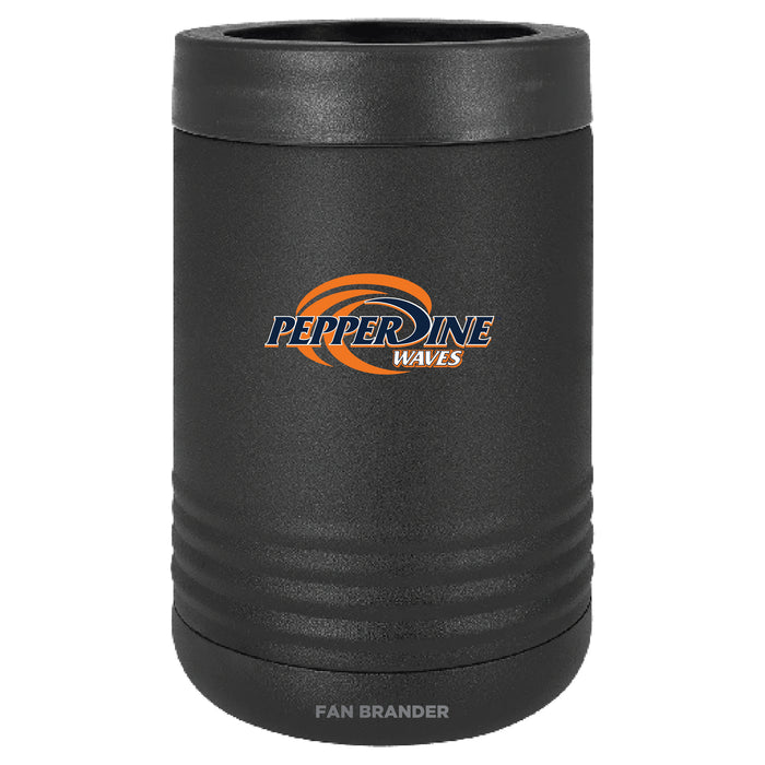 Fan Brander 12oz/16oz Can Cooler with Pepperdine Waves Primary Logo