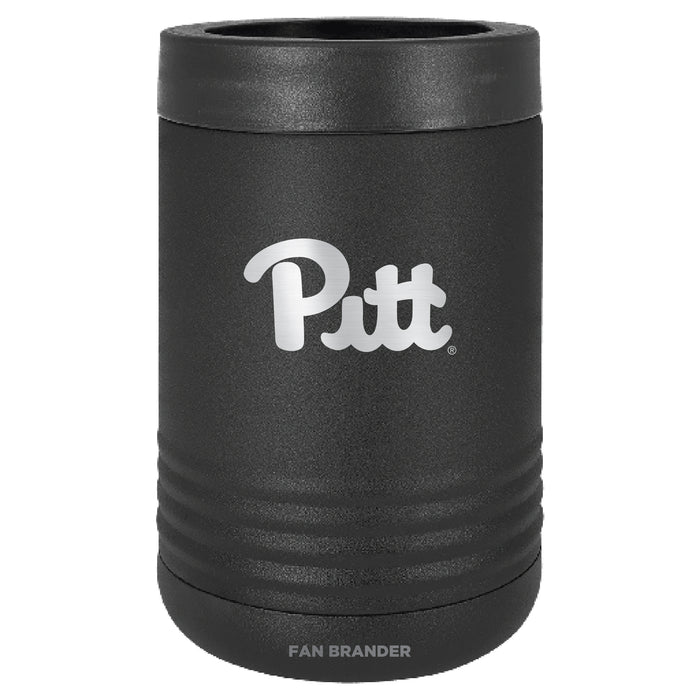 Fan Brander 12oz/16oz Can Cooler with Pittsburgh Panthers Etched Primary Logo