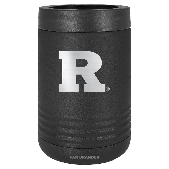 Fan Brander 12oz/16oz Can Cooler with Rutgers Scarlet Knights Etched Primary Logo
