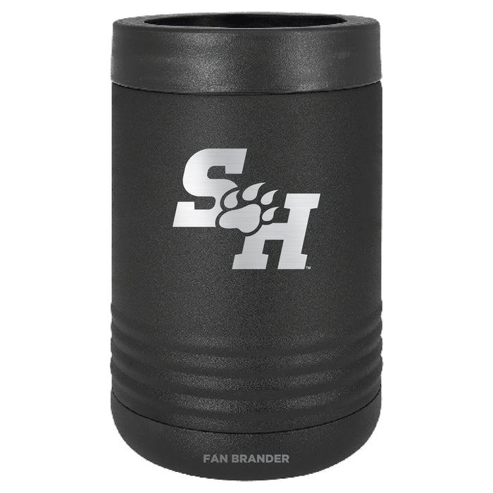 Fan Brander 12oz/16oz Can Cooler with Sam Houston State Bearkats Etched Primary Logo