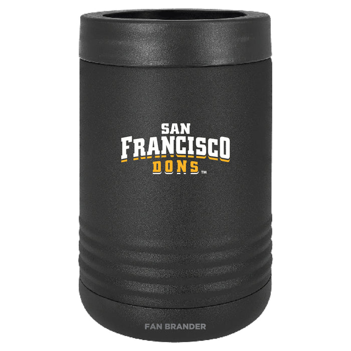 Fan Brander 12oz/16oz Can Cooler with San Francisco Dons Primary Logo