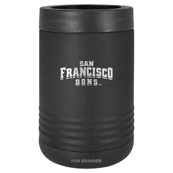 Fan Brander 12oz/16oz Can Cooler with San Francisco Dons Etched Primary Logo