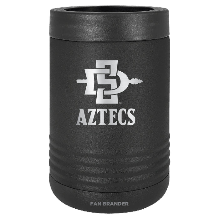 Fan Brander 12oz/16oz Can Cooler with San Diego State Aztecs Etched Primary Logo