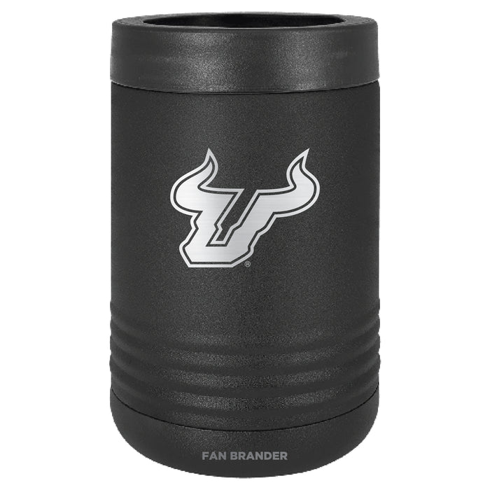 Fan Brander 12oz/16oz Can Cooler with South Florida Bulls Etched Primary Logo