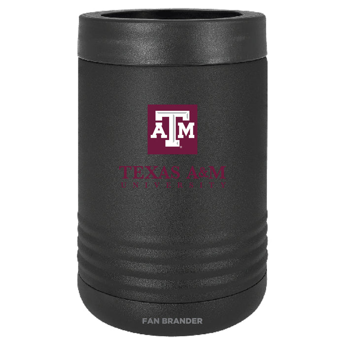 Fan Brander 12oz/16oz Can Cooler with Texas A&M Aggies Secondary Logo