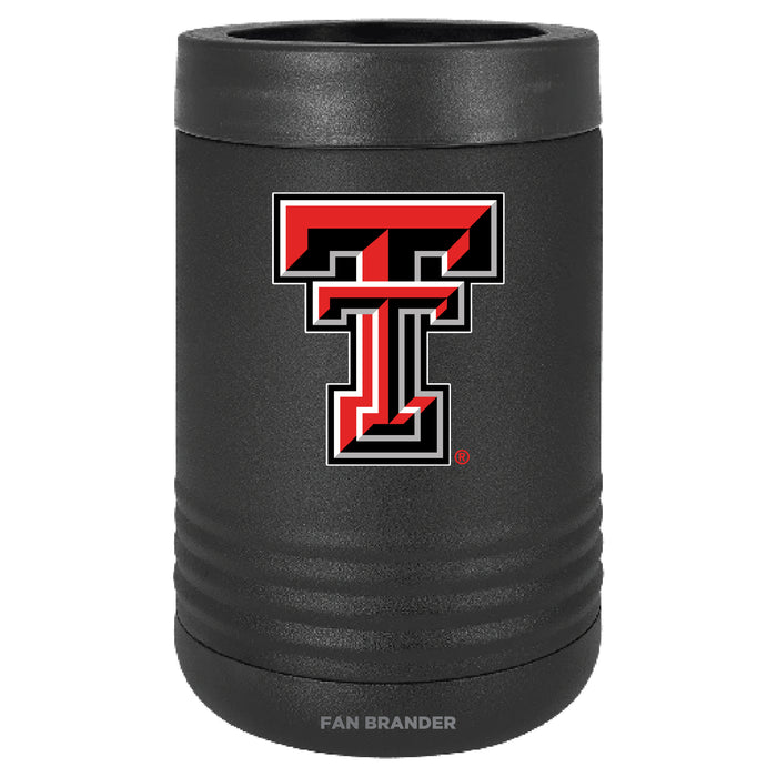 Fan Brander 12oz/16oz Can Cooler with Texas Tech Red Raiders Primary Logo