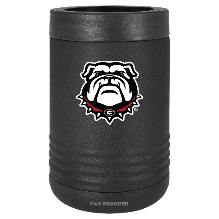 Fan Brander 12oz/16oz Can Cooler with Georgia Bulldogs Secondary Logo