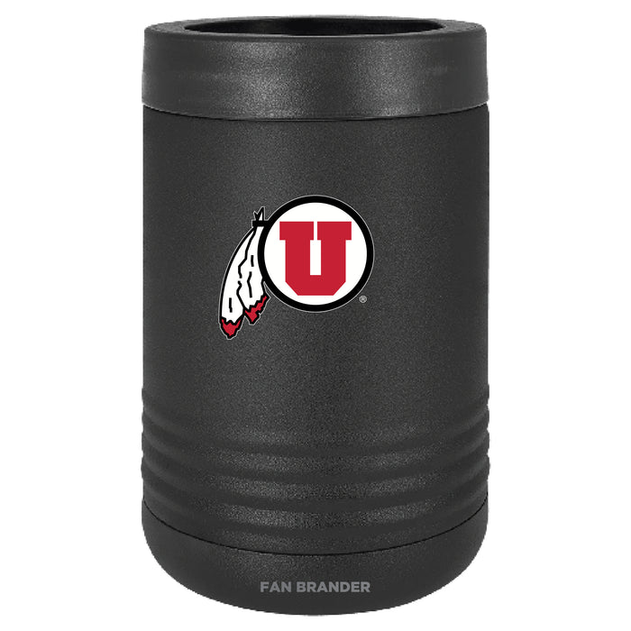 Fan Brander 12oz/16oz Can Cooler with Utah Utes Primary Logo
