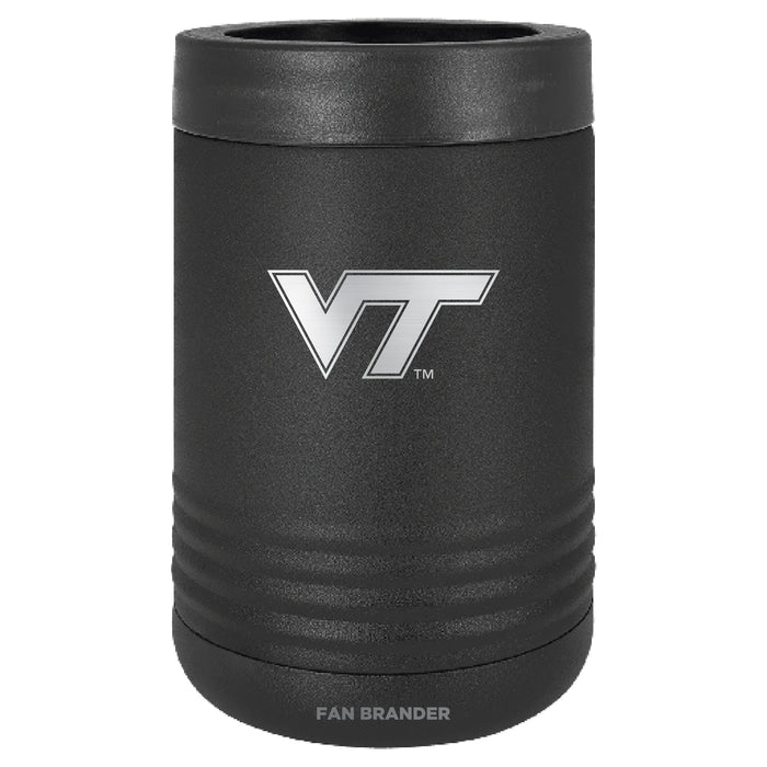 Fan Brander 12oz/16oz Can Cooler with Virginia Tech Hokies Etched Primary Logo
