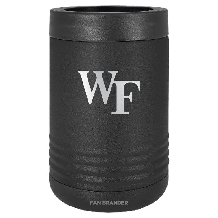 Fan Brander 12oz/16oz Can Cooler with Wake Forest Demon Deacons Etched Primary Logo