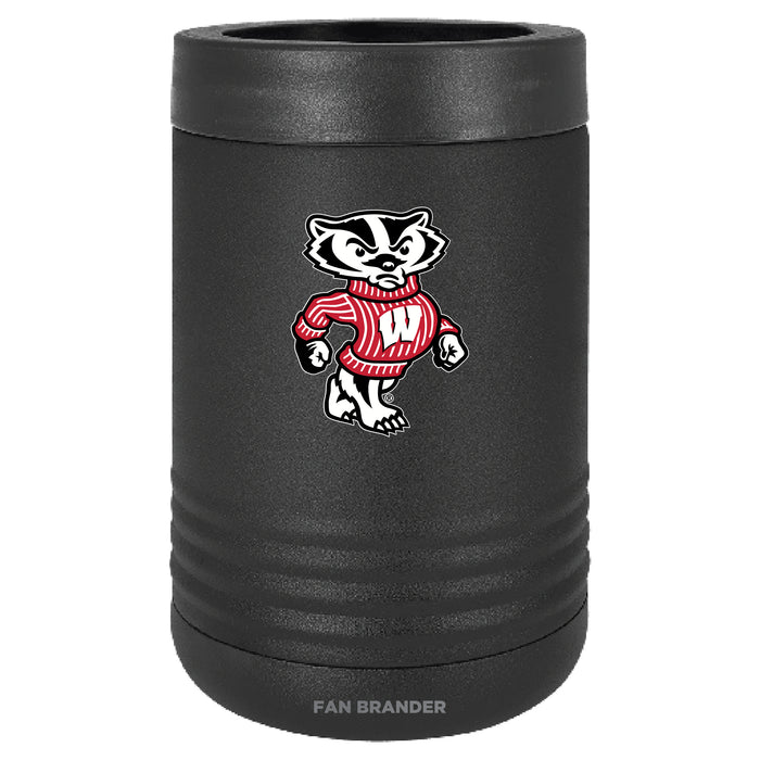 Fan Brander 12oz/16oz Can Cooler with Wisconsin Badgers Secondary Logo