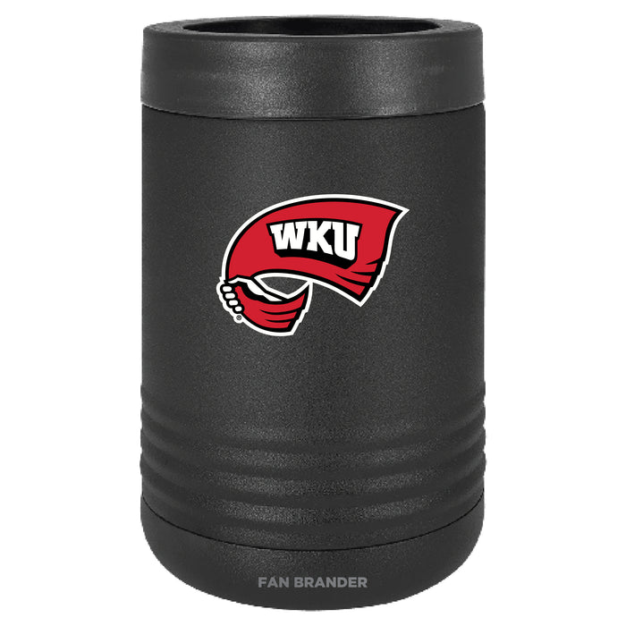 Fan Brander 12oz/16oz Can Cooler with Western Kentucky Hilltoppers Primary Logo