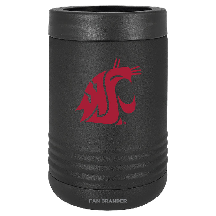 Fan Brander 12oz/16oz Can Cooler with Washington State Cougars Primary Logo