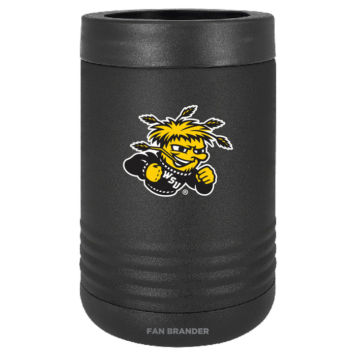 Fan Brander 12oz/16oz Can Cooler with Wichita State Shockers Primary Logo