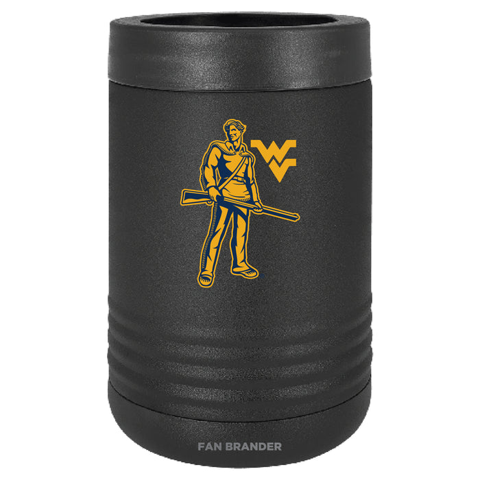 Fan Brander 12oz/16oz Can Cooler with West Virginia Mountaineers Secondary Logo