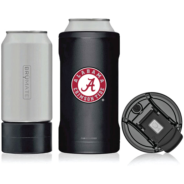 BruMate Hopsulator Trio 3-in-1 Insulated Can Cooler with Alabama Crimson Tide Primary Logo