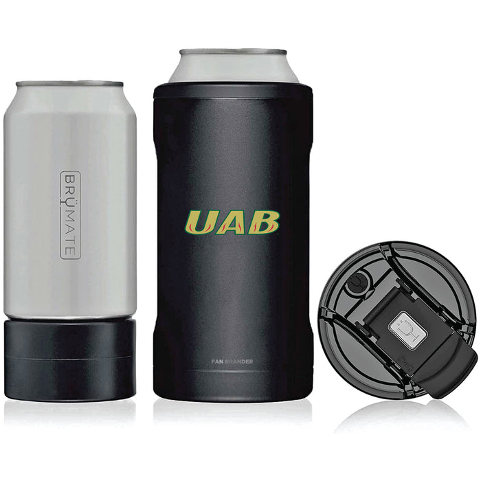 BruMate Hopsulator Trio 3-in-1 Insulated Can Cooler with UAB Blazers Secondary Logo
