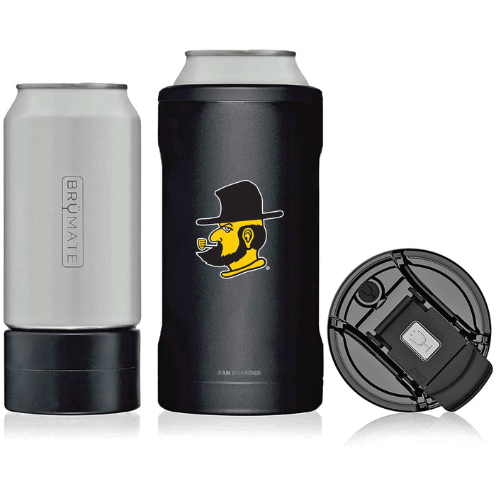 BruMate Hopsulator Trio 3-in-1 Insulated Can Cooler with Appalachian State Mountaineers Secondary Logo