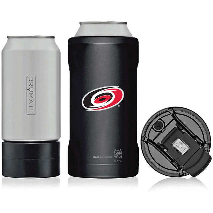 BruMate Hopsulator Trio 3-in-1 Insulated Can Cooler with Carolina Hurricanes Primary Logo