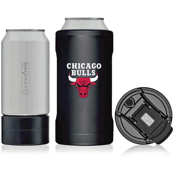 BruMate Hopsulator Trio 3-in-1 Insulated Can Cooler with Chicago Bulls Primary Logo