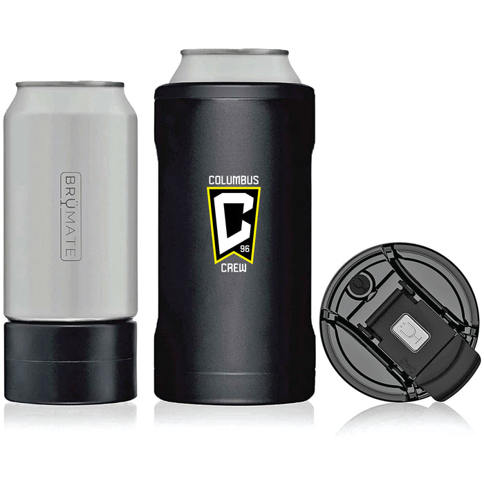 BruMate Hopsulator Trio 3-in-1 Insulated Can Cooler with Columbus Crew SC Primary Logo