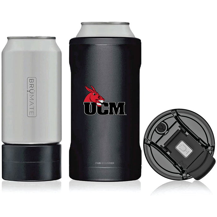 BruMate Hopsulator Trio 3-in-1 Insulated Can Cooler with Central Missouri Mules Primary Logo