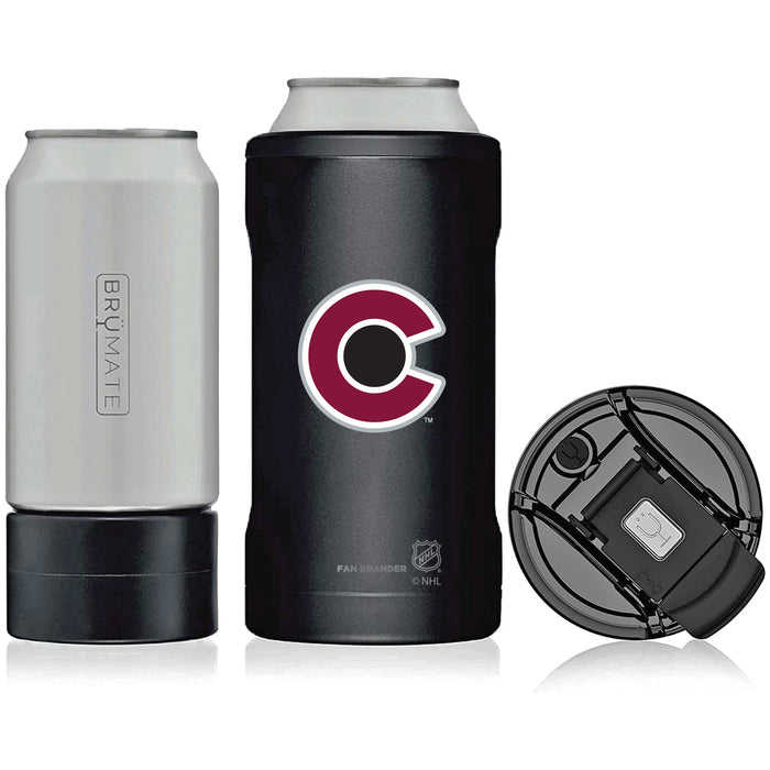 BruMate Hopsulator Trio 3-in-1 Insulated Can Cooler with Colorado Avalanche Secondary Logo