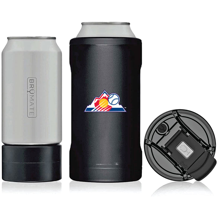 BruMate Hopsulator Trio 3-in-1 Insulated Can Cooler with Colorado Rockies Secondary Logo