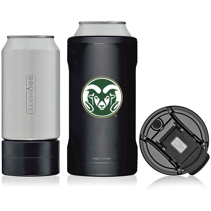 BruMate Hopsulator Trio 3-in-1 Insulated Can Cooler with Colorado State Rams Primary Logo