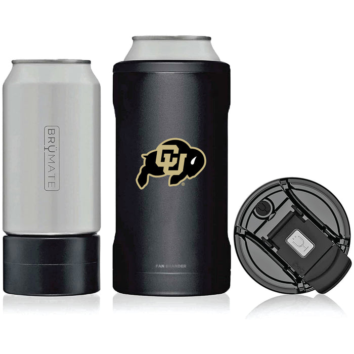 BruMate Hopsulator Trio 3-in-1 Insulated Can Cooler with Colorado Buffaloes Primary Logo