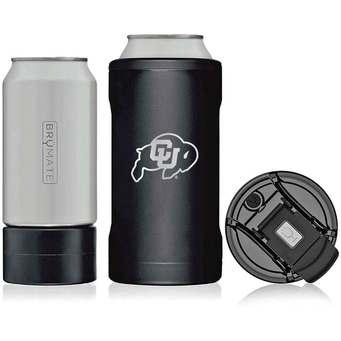 BruMate Hopsulator Trio 3-in-1 Insulated Can Cooler with Colorado Buffaloes Primary Logo