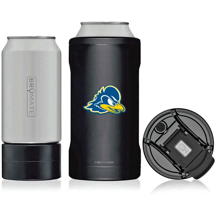BruMate Hopsulator Trio 3-in-1 Insulated Can Cooler with Delaware Fightin' Blue Hens Primary Logo