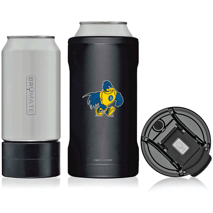 BruMate Hopsulator Trio 3-in-1 Insulated Can Cooler with Delaware Fightin' Blue Hens Secondary Logo