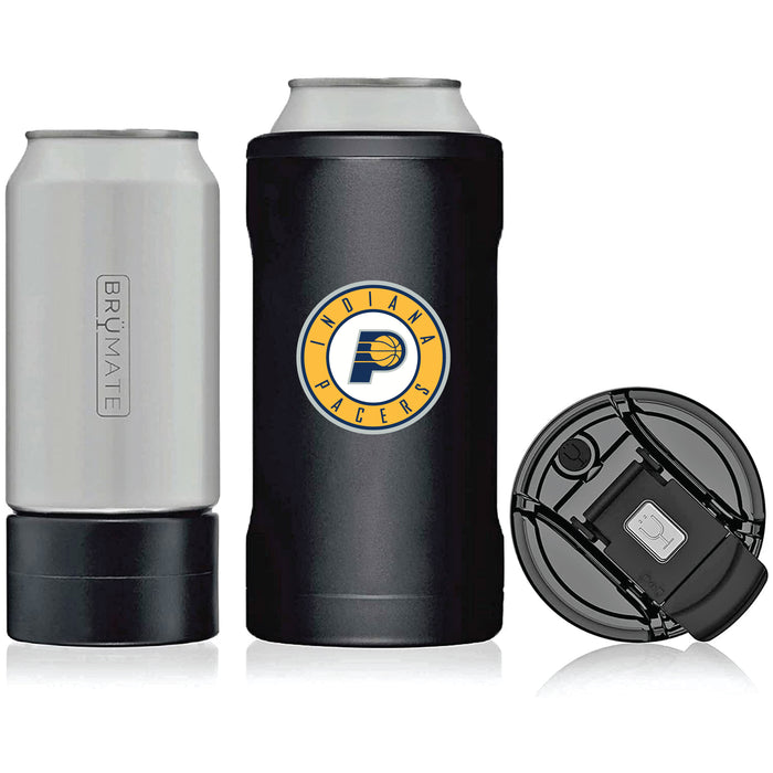 BruMate Hopsulator Trio 3-in-1 Insulated Can Cooler with Indiana Pacers Primary Logo