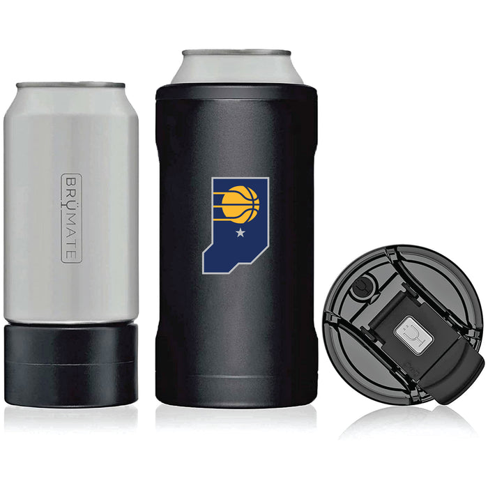 BruMate Hopsulator Trio 3-in-1 Insulated Can Cooler with Indiana Pacers Secondary Logo