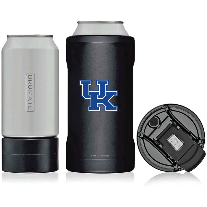 BruMate Hopsulator Trio 3-in-1 Insulated Can Cooler with Kentucky Wildcats Primary Logo