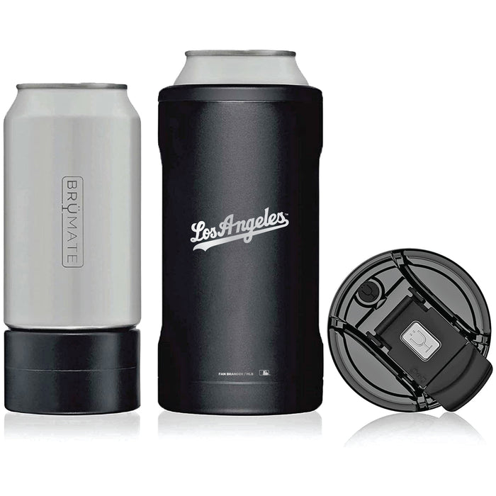 BruMate Hopsulator Trio 3-in-1 Insulated Can Cooler with Los Angeles Dodgers Wordmark Etched Logo