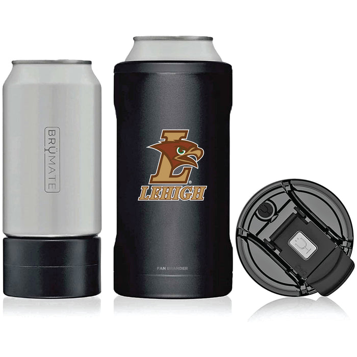 BruMate Hopsulator Trio 3-in-1 Insulated Can Cooler with Lehigh Mountain Hawks Primary Logo